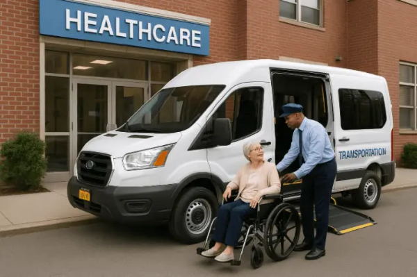 Wheelchair user traveling with assistance
